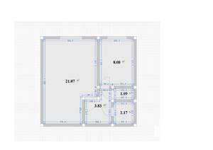 1-к квартира, вторичка, 39м2, 4/14 этаж